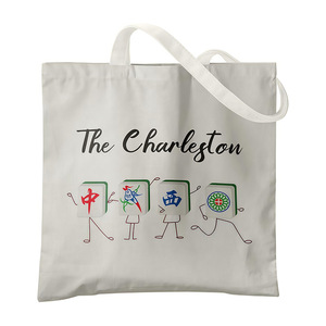 Bolsa de Lona para Mujer con Tema de la Cultura del Mahjong Chino, Venta al Por Mayor Directa de Fábrica - Product Image 6
