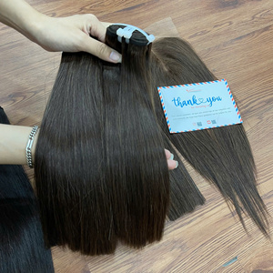 ผม100% จากผมมนุษย์ดิบจากเวียดนามผมตรงกระดูกแท้สีน้ำตาลธรรมชาติ - Product Image 3