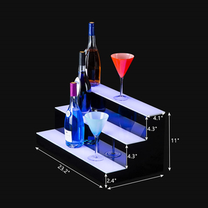 Yageli Kệ Rượu Bằng Acrylic Có Đèn <span class=keywords><strong>Led</strong></span> Tùy Chỉnh Kệ Trưng Bày Chai Rượu Có Đèn <span class=keywords><strong>LED</strong></span> 4 Ft Kệ Bia Quầy Bar <span class=keywords><strong>LED</strong></span> Để Uống Rượu - Product Image 5