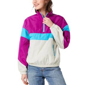 เสื้อแจ็คเก็ตกันลมกันน้ำแฟชั่นลำลองคุณภาพสูง ระบายอากาศได้ดี สีสันตัดกัน น้ำหนักเบา ทรงหลวม ผลิตจากไนลอน สำหรับผู้หญิง - Product Image 4