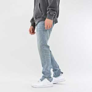 Jean en denim confortable toute la journée pour homme, coupe droite, pour un look décontracté et urbain, jean droit respirant pour homme - Product Image 2