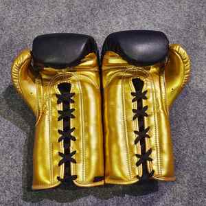 Guantes de boxeo para hombres y mujeres, guantes de cuero para Muay Thai MMA, Kickboxing para adultos, guantes pesados para boxeo, guantes de entrenamiento - Product Image 6
