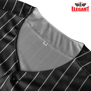 Camisetas de Béisbol con Botones, Diseño Personalizado, Impresión por Sublimación en Diferentes Colores, Uniformes Deportivos de la Más Alta Calidad - Product Image 5