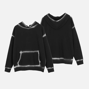 Sudadera con Capucha Extra Grande Personalizada para Hombre, 2025, MOQ Bajo, 100% Algodón, Color Sólido, Transpirable, Ecológica, Ropa Casual de Otoño - Product Image 3