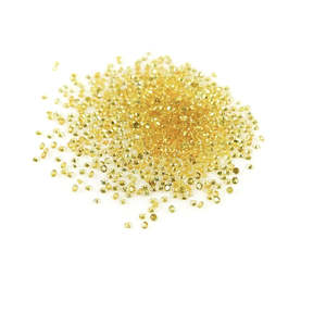 Zafiro Amarillo Natural Calibrado, Corte Diamante Redondo de 1.5mm y 1.75mm, Gema de Peridoto Sin Tratar en Corte Brillante y Asscher - Product Image 4