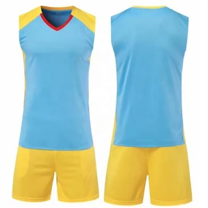 Maillots de volley-ball et ensembles de badminton pour hommes personnalisables en gros, 100% polyester, séchage rapide, respirant, vêtements de sport uniformes - Product Image 1