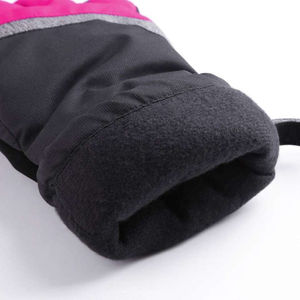 Gants de ski en cuir chauds pour l'hiver, respirants, confortables, imperméables, isolés, à doigts entiers, fermeture à boucle et à crochets, utilisation en extérieur - Product Image 4