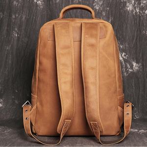 Casual <b>Travel</b> Work Bookbag Handmade Business Full Grain Genuine Leather Backpack <b>Bag</b> LBK-0068 - Product Image 6