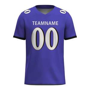 Camisetas de Fútbol Americano Personalizadas por Sublimación para Hombre y Mujer, Manga Corta, Transpirables, de Secado Rápido - Product Image 1