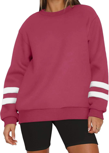 Sudadera con Capucha de Invierno para Mujer, 100% Algodón, Cálida, Gruesa, de Felpa, Corte Holgado, Estilo Moderno, Colores y Tallas Personalizadas al por Mayor - Product Image 5