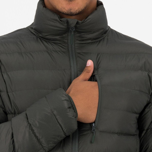 Chaqueta acolchada impermeable para exteriores para hombre, Abrigo acolchado de diseñador con burbujas de invierno, chaqueta acolchada personalizada de poliéster para hombre - Product Image 4