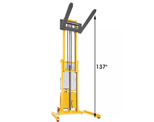 รถยกสินค้าแบบนั่งขับกึ่งไฟฟ้าใหม่เอี่ยม – ยกสูง137นิ้ว - Product Image 4