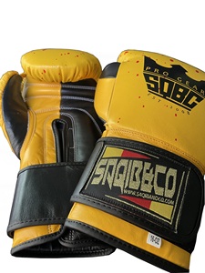 Guantes de boxeo para mujer La mejor protección de cuero transpirable 8oz/10oz/12oz Guantes de boxeo Muay Thai Guantes y guantes MMA - Product Image 3