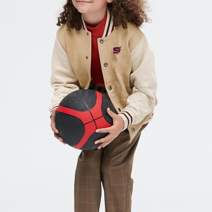 เสื้อแจ็คเก็ตวาร์ซิตี้เด็กทำจากผ้าขนสัตว์น้ำหนักเบา-เป็นมิตรกับสิ่งแวดล้อม สัมผัสนุ่มสบายสำหรับฤดูหนาว ตะเข็บเย็บทนทานและสไตล์ลำลอง - Product Image 3