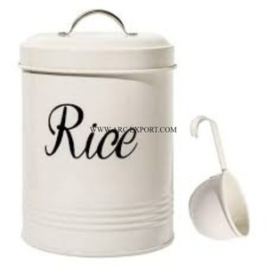 Olla de hojalata de almacenamiento de Metal con revestimiento de polvo blanco para cocina, botes decorativos para té, café y azúcar, ollas de cocina para restaurante - Product Image 1