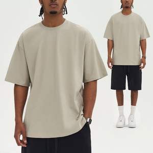 Camiseta de Algodón 100% Pesada para Hombre, Corte Regular, Lisa, con Impresión Digital Personalizada, Secado Rápido y Transpirable, al por Mayor - Product Image 1