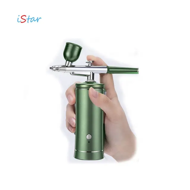 Portable Rechargeable Cordless Eyeshadow Body Tattoo Nail Cake Decorating Paints Foundation Airbrush