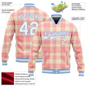 Chaquetas universitarias Letterman personalizadas para hombre bombardero de béisbol cálido de invierno con logotipo bordado y mangas de cuero estilo de escuela secundaria - Product Image 2