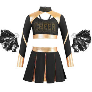 Uniforme de cheerleading personnalisé de qualité supérieure à prix raisonnable avec logo brodé ou imprimé, 100% polyester durable - Product Image 1
