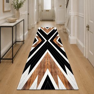 <b>RUGS</b> DEPOT LXDP-0753 Wholesale Terracotta Gold Contemporary Abstract Digital Printed Machine Washable Chenille Area <b>Rug</b> <b>Non</b> <b>Slip</b> - Product Image 5