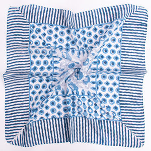 Bandana en coton imprimé floral, écologique, respirant, couvre-chef carré, streetwear, mode, festivals, événements, fournisseur en gros - Product Image 4