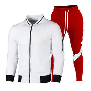 Vêtements de sport d'hiver de haute qualité Coupe ajustée Veste coupe-vent à capuche Survêtements pour hommes Streetwear uni - Product Image 6