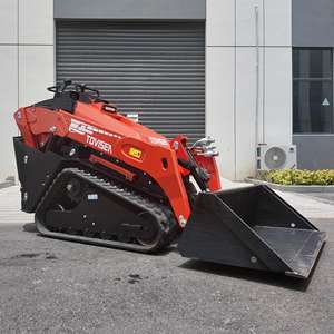 Soporte compacto en cargador de dirección deslizante Kubota EPA Motor Mini cargador deslizante 650kg Track SCL1000 eficiente cargador de dirección deslizante para la venta - Product Image 1