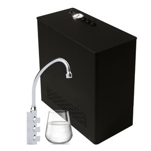 Distributeur d'eau commercial Osmo Undersink Direct Reverse Osmosis électrique chaud/froid 60L pour hôtels, 3 voies, modèle d'origine italienne - Product Image 1