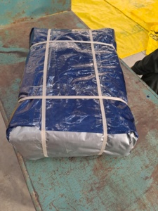 ผ้าตาข่ายกันน้ำ PE ผ้าใบกันน้ำบริสุทธิ์250แกรมสำหรับขายส่ง - Product Image 3