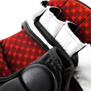 ถุงมือยิงปืน MMA แบบหนาสำหรับฝึกต่อสู้ทำจากหนังแท้ - Product Image 6