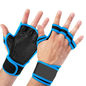 Gants croisés respirants d'haltérophilie de gymnastique avec logo personnalisé Gants d'entraînement de musculation pour la coupe croisée - Product Image 1