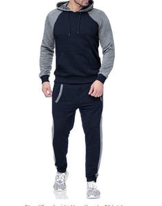 New Design Custom Logo 100% Cotton Heavy <b>Weight</b> French Terry Oversized Fit Drop Shoulder <b>Blank</b> Men's Hoodie and sweat suit - Product Image 3