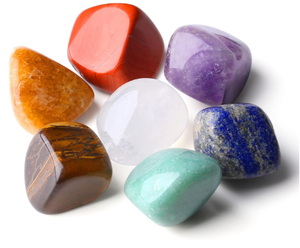 Ensemble de 8 cristaux de guérison de pierres de chakra naturelles Offre Spéciale de meilleure qualité, dégringolés et polis, pour l'équilibrage de 7 chakras - Product Image 1