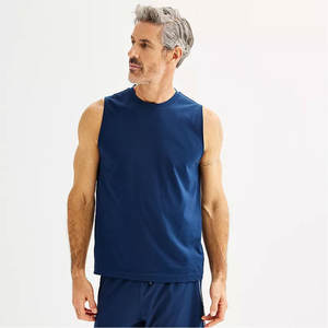Camiseta sin mangas transpirable de secado rápido para hombre con estampado de gimnasio - Product Image 6