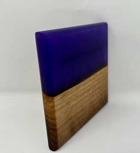 Sous-verres contemporains multicolores en résine époxy pour les détaillants fabriqués en Inde - Product Image 3