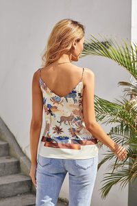 Camiseta sin mangas de seda de lujo para mujer, camisetas sin mangas cómodas y suaves de seda 100%, proveedor OEM de Vietnam - Product Image 3