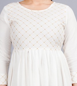 Indio al por mayor de Kurti bordado personalizado de la longitud de la ocasión desgaste de las mujeres Kurti - Product Image 2