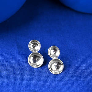 Pendientes Geométricos de Plata de Ley 925 Chapados en Oro para Mujer, para Compromiso, Boda, Aniversario y Fiesta - Product Image 2
