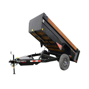 Remolque basculante de 2-3 toneladas de 4 ruedas de Venta caliente para granja usado adjunto con Tractor/volquete hidráulico remolque de 3 toneladas precio bajo - Product Image 2