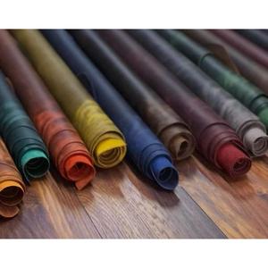 Cuero Natural Multicolor en Rollo, Pulido, Estilo Vintage, Resistente al Viento, para Decoración del Hogar, Logotipo Personalizado, Zapatos, Manualidades, Accesorios - Product Image 5