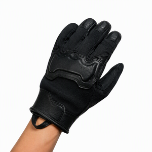 Gants d'intervention Hel-itex en cuir FR avec protection métacarpale D3O, doublure en Kevlar sur la paume, compatibles écran tactile - Product Image 2