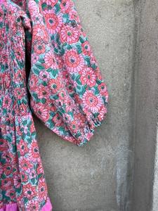 Robe en coton décontractée grande taille pour femmes pour l'été robe de printemps à manches longues avec décoration brodée - Product Image 2