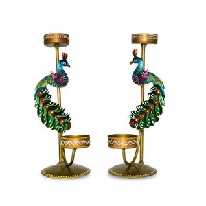 Portavelas de Metal de alta calidad de diseño elegante personalizable al por mayor directo de fábrica artículos de decoración del hogar para bodas a la venta - Product Image 6