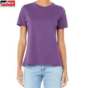 Última Moda en Camisetas para Mujer al por Mayor, Último Diseño en Camisetas para Mujer Lisas, 100% Algodón Elástico - Product Image 1