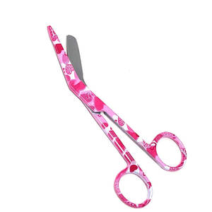 Ciseaux à pansements Lister en acier inoxydable de haute qualité avec poignée colorée, alimentation manuelle, vente en gros - Product Image 4