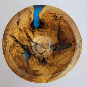 Luxury <b>Wooden</b> <b>Resin</b> Bowl Handmade Decorative Bowl <b>For</b> Fruits Snacks And Stylish Home Kitchen <b>Table</b> Decor - Product Image 3