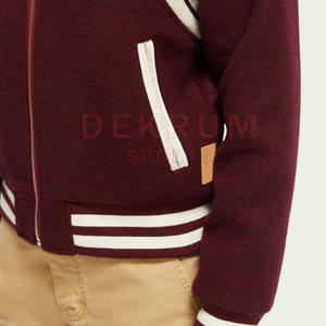 Meilleure veste de baseball pour homme de qualité supérieure 2026 en taille adulte avec col montant, faible MOQ, veste de baseball - Product Image 5