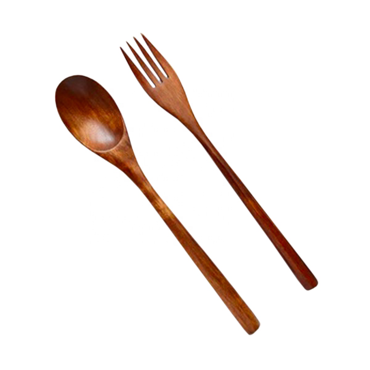 Eco Friendly Wooden Spoon Fork Knife and Cutlery Set for Cutting Butter