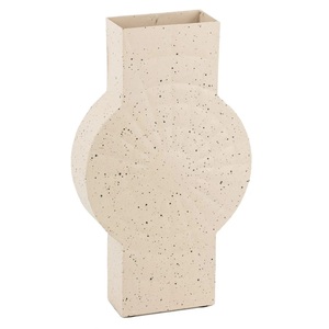 Florero de metal de hierro decorativo de gran tamaño con elegantes detalles de inspiración antigua y artesanía de primera calidad para uso doméstico - Product Image 6