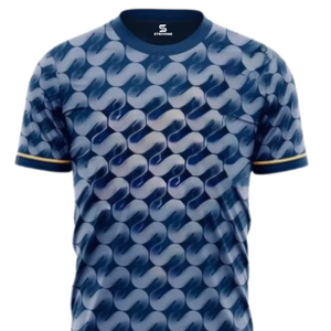 Camiseta Deportiva Sublimada Personalizada para Hombre, Transpirable, de Secado Rápido, Manga Corta, para Entrenamiento de Fútbol, con Estampado Completo - Product Image 1